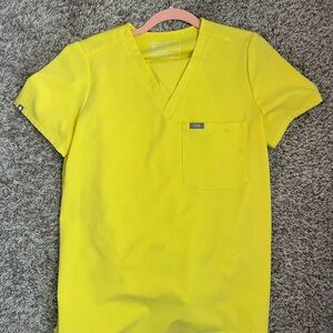 Figs Yellow Scrub Top and joggers
